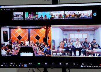 Pj Bupati Monitoring Pemilu di 9 Kecamatan Melalui Vidcon 