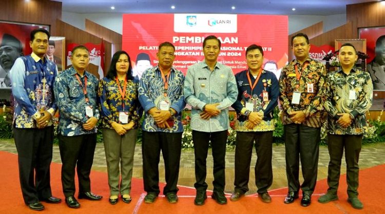 Lima Pejabat Eselon II Barito Utara Ikuti PKN Tingkat II Angkatan III Tahun 2024