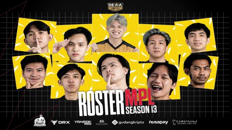 Dewa United Esports Umumkan Roster untuk MPL ID S13