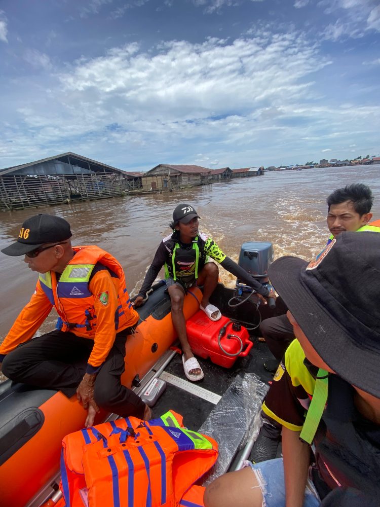 Siswa Hilang Terseret Arus Sungai Kahayan Masih Belum Ditemukan