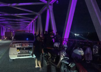 IRT Diduga Hendak Bunuh Diri dari Atas Jembatan Kahayan