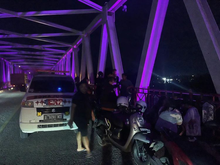 IRT Diduga Hendak Bunuh Diri dari Atas Jembatan Kahayan
