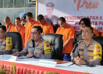 Polresta Ringkus Delapan Tersangka Kasus Curanmor