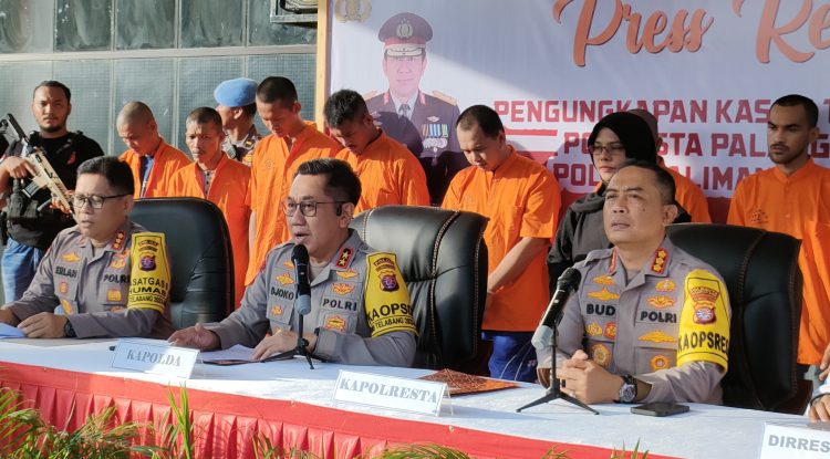 Polresta Ringkus Delapan Tersangka Kasus Curanmor