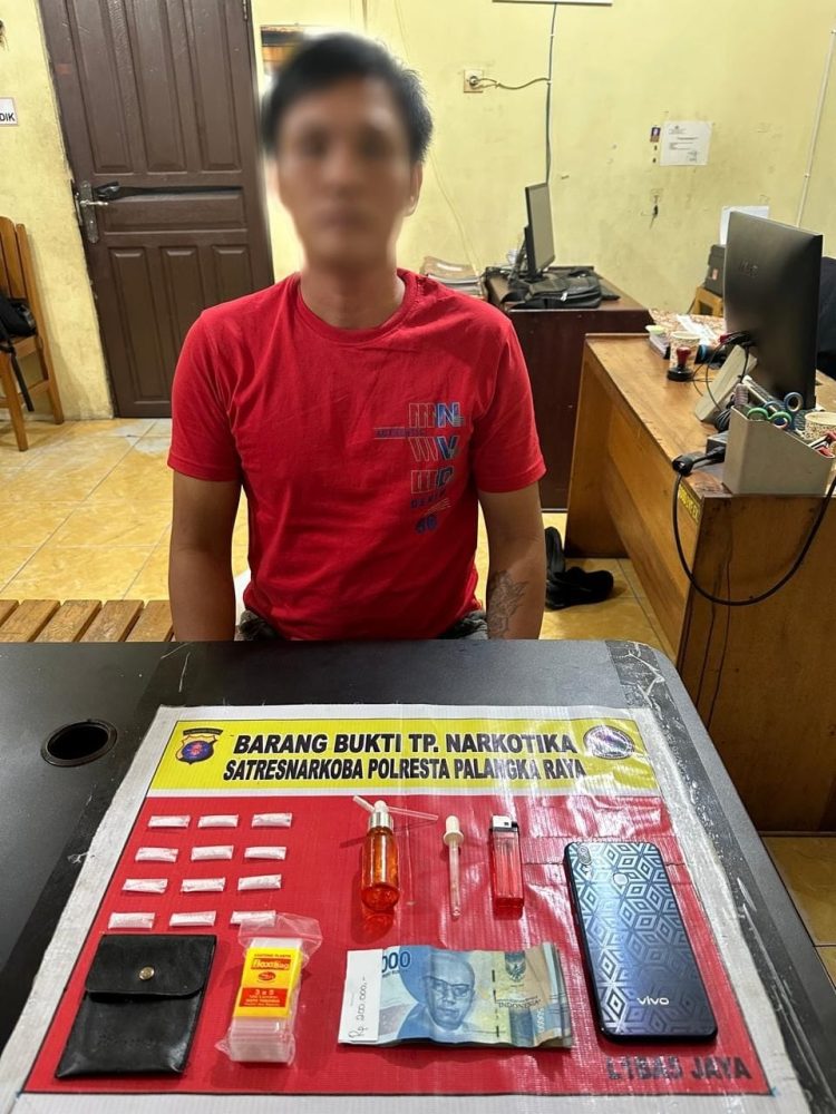 Polresta Ringkus Pengedar, Sita Barbuk 12 Paket Sabu