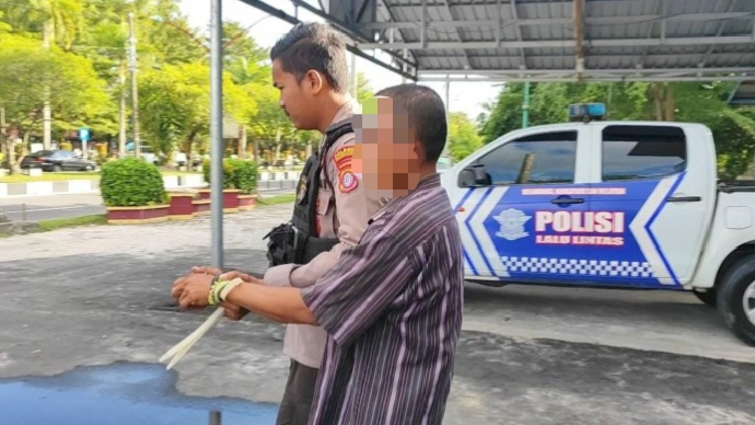 Bernyali! Casis Polri Ringkus Jambret Meski Ditodong Sajam