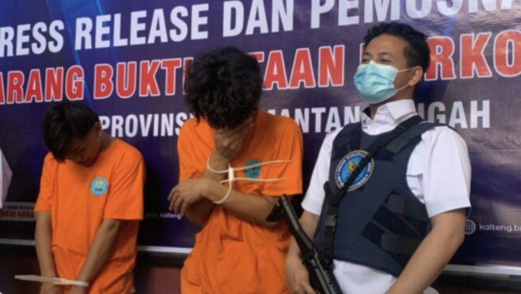 BNNP Kalteng Gagalkan Penyelundupan Ganja Asal Medan