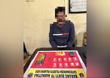 Polisi Gerebek Rumah Pengedar Sabu di Kawasan Murjani