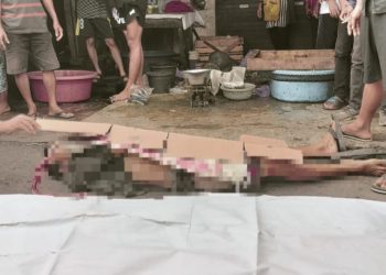 Mayat Pria Bersimbah Darah Gegerkan Warga Kapuas