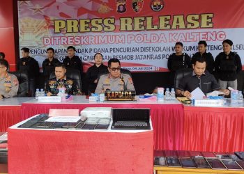 Polda Kalteng Ringkus Spesialis Pembobol Sekolah