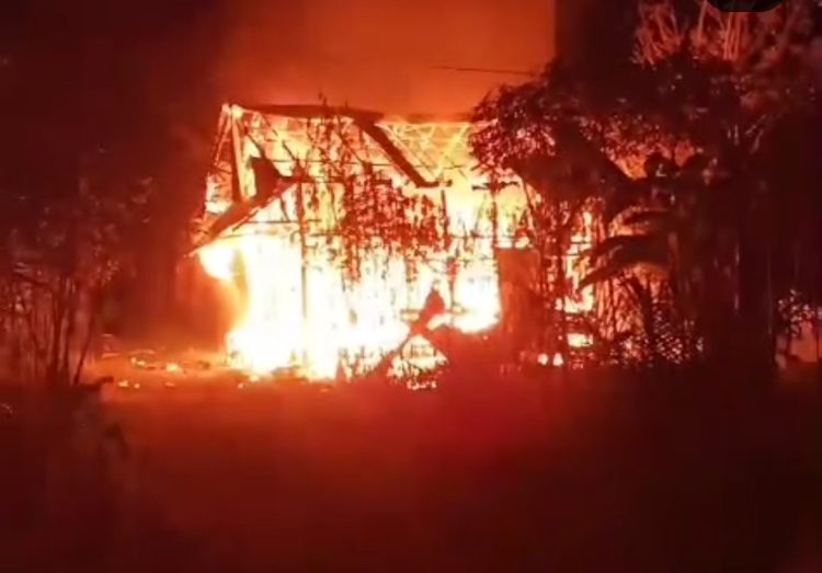 Rumah Kosong di Palangka Raya Kembali Terbakar