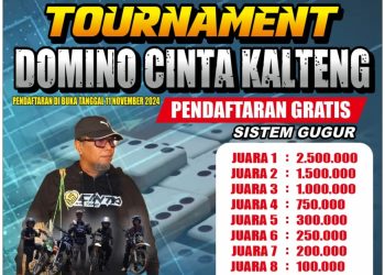 Komunitas Cinta Kalteng Gelar Turnamen Domino