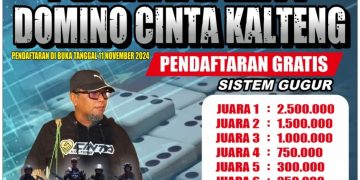 Komunitas Cinta Kalteng Gelar Turnamen Domino