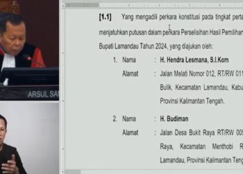 MK Tolak Seluruh Gugatan Pilkada Lamandau