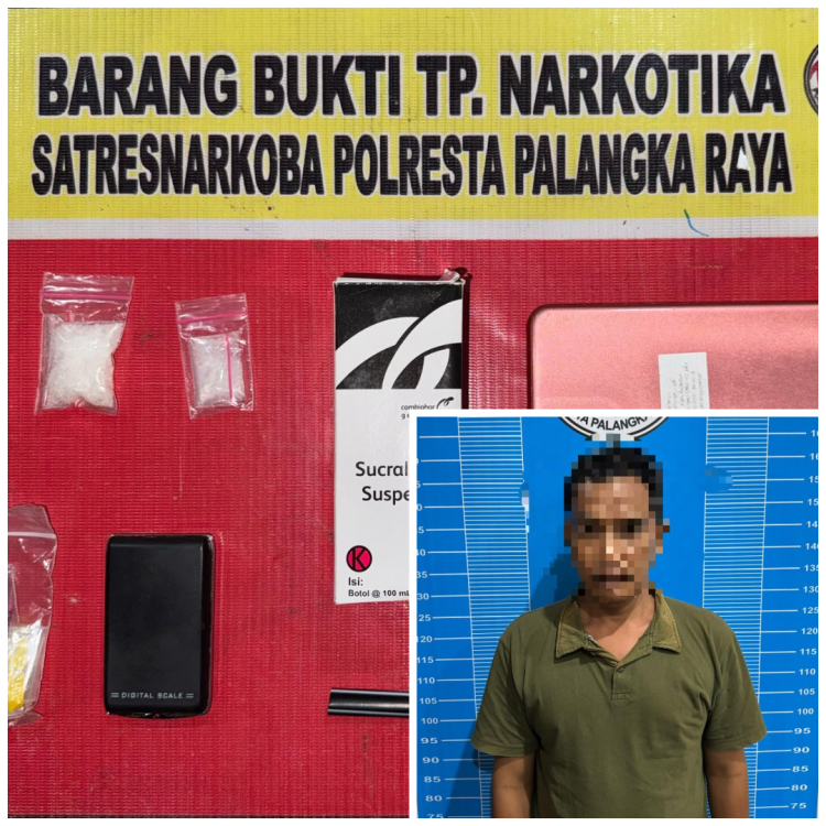 Warga Panarung Terciduk Edarkan Narkotika