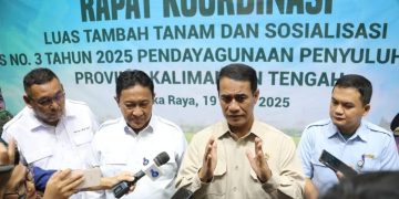 Kalteng Mendapat Alokasi Anggaran Rp3 Triliun untuk Cetak Sawah
