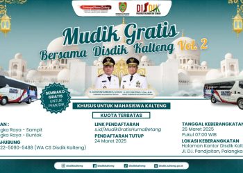 ‎Pemprov Kalteng Kembali Gelar Program Mudik Gratis