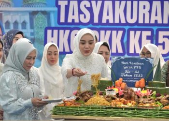 Ketua TP PKK Kalteng Buka Puasa Bersama Istri Forkopimda