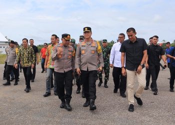 Kapolda Tinjau Pengamanan PSU Pilkada Barito Utara