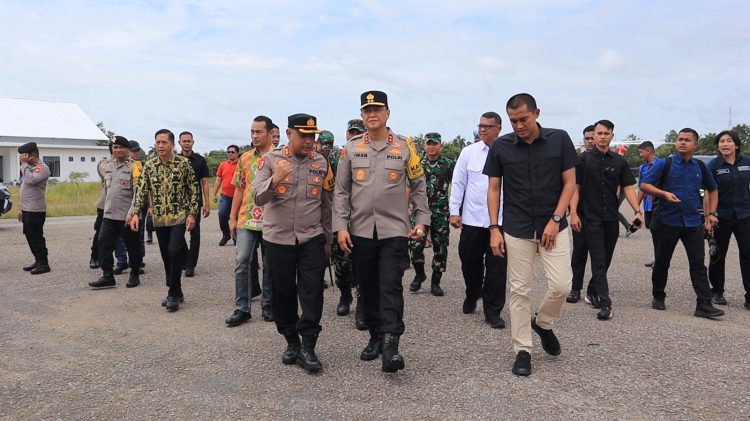 Kapolda Tinjau Pengamanan PSU Pilkada Barito Utara