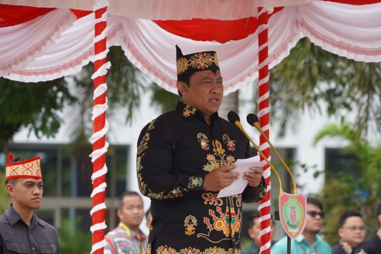 Wagub Pimpin Apel Besar Hari Pertama Kerja di Tahun 2025