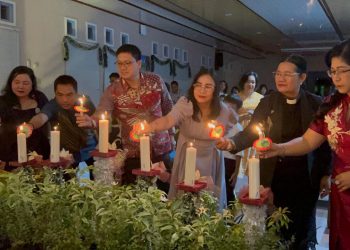 Keluarga Besar Dislutkan Kalteng Gelar Perayaan Natal