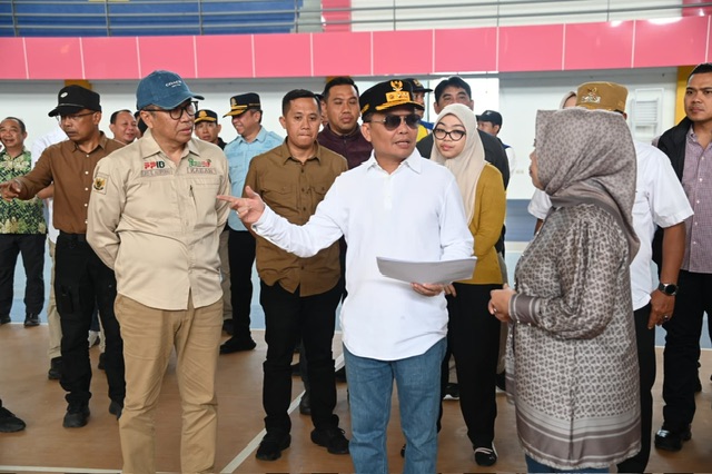Gubernur Tinjau Sejumlah Sarana Olahraga di Pangkalan Bun