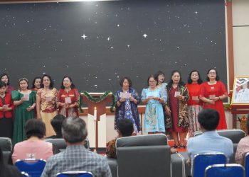 Keluarga Besar Dinas Kominfosantik Rayakan Sukacita Natal