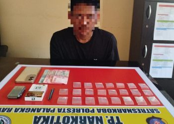 Polisi Ringkus Amat Waluh, Ditemukan Puluhan Paket Sabu
