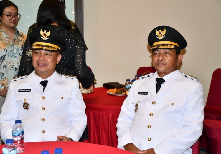 Eddy Raya-Khristianto Resmi Jabat Bupati dan Wakil Bupati Barsel