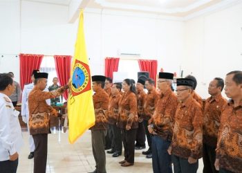 Pemkab Barsel Kukuhkan Pengurus Baru PWRI dan KERTA