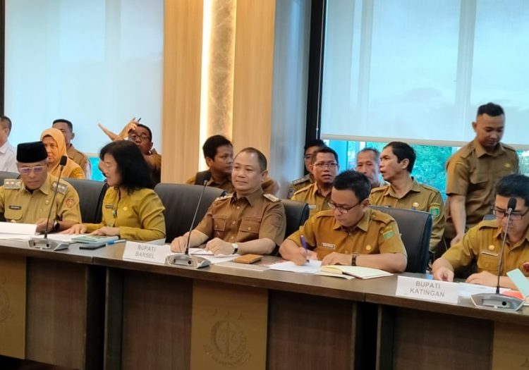 Bupati Barsel Hadiri Rakor Ketahanan Pangan di Kejati Kalteng