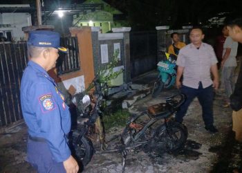 Honda Beat Terbakar Hebat Usai Selesai Modifikasi