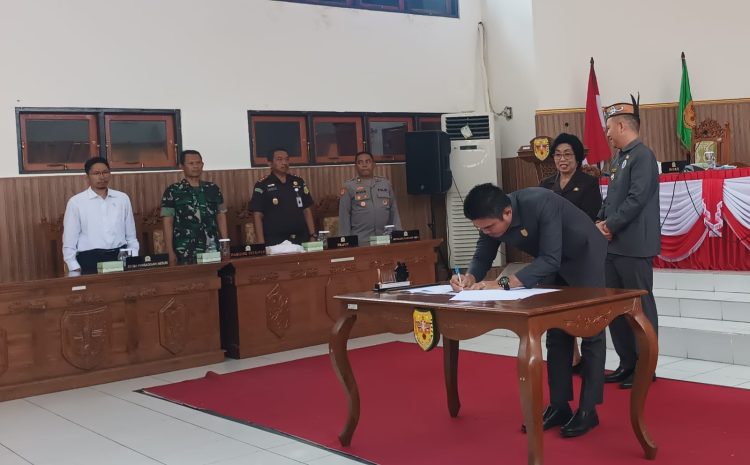 DPRD Gunung Mas Sahkan Empat Raperda