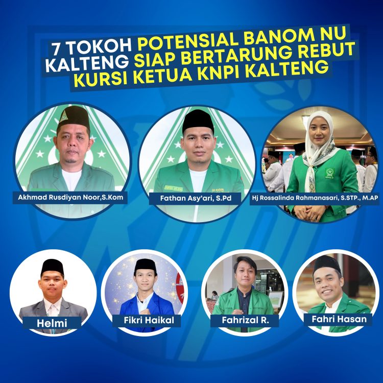 7 Kader Banom NU Masuk Bursa Calon Ketua KNPI Kalteng