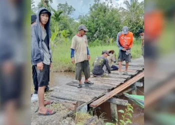 Saferaniansyah Bantu Pembangunan Jembatan di Panamas