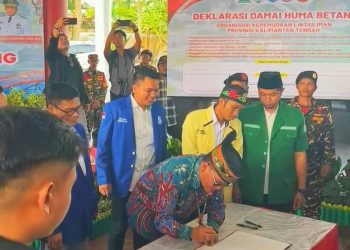 Deklarasi Damai Huma Betang, Pemuda Lintas Iman Kalteng Komitmen Jaga Persatuan