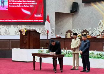 DPRD dan Pemprov Kalteng Tandatangani Persetujuan Perubahan APBD 2025