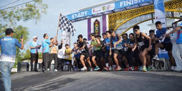 Peserta Palangka Youth Run 2025 Membludak