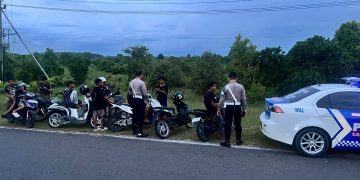 Satlantas Sita 7 Motor di Area Bandara Tjilik Riwut