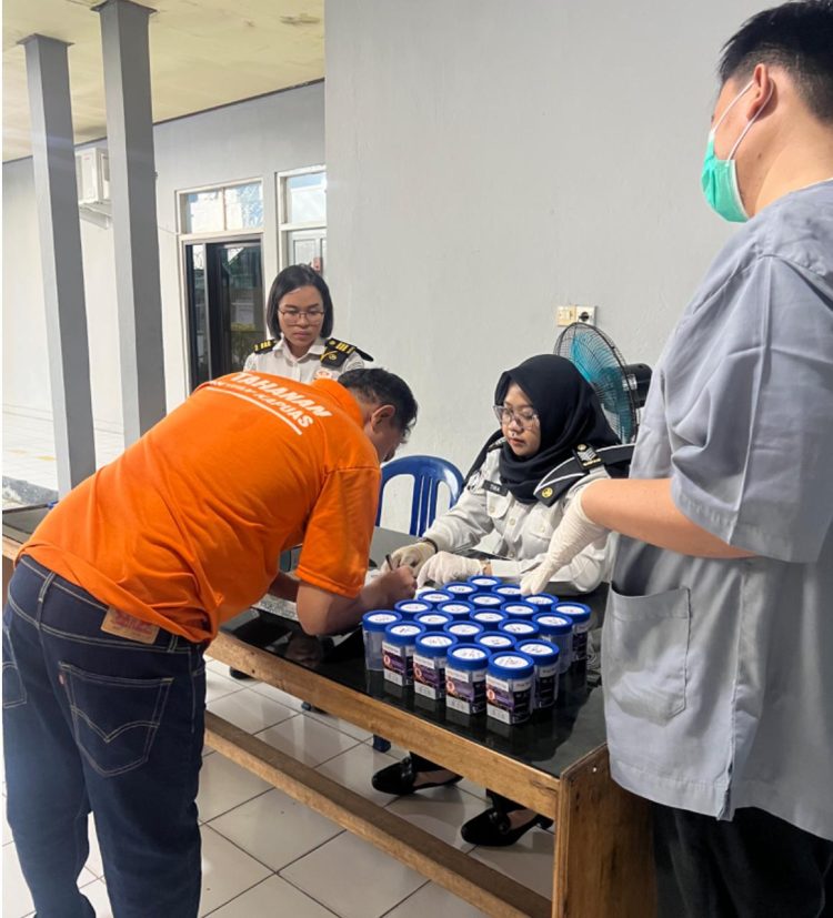 Rutan Kapuas Gelar Tes Urine Bagi Tahanan dan Pegawai