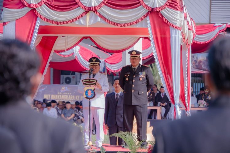 Bupati Pimpin Upacara Peringatan Hari Bhayangkara 
