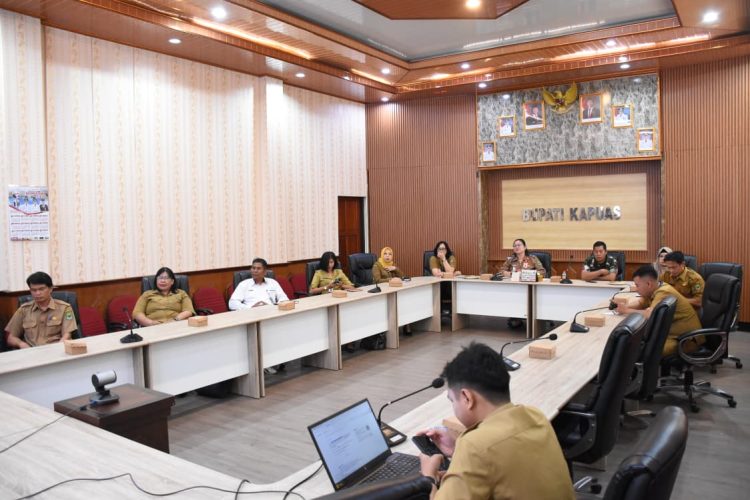 Pemkab Kapuas Ikuti Rakor Inflasi dan Evaluasi Program 3 Juta Rumah 