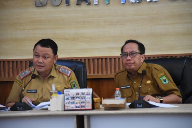 Sekda Pimpin Rapat Penajaman Kajian Rancang Bangun Layanan Sababuka Bersinar 
