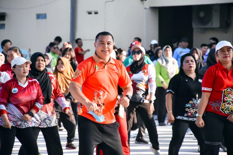 Pemkab Kapuas Gelar Senam Bersama, Perkuat Kebugaran dan Kebersamaan 