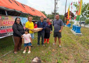 Anggota DPRD Salurkan Bantuan ke Posko Karhutla